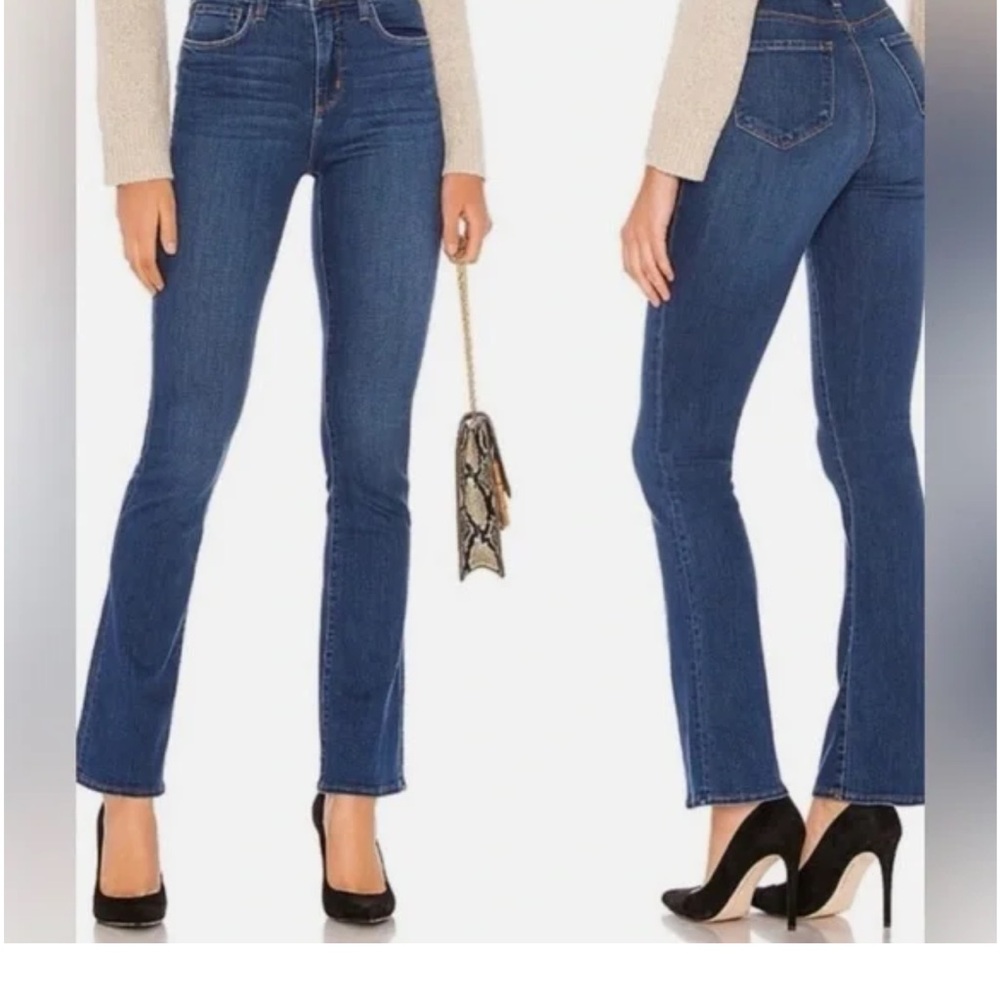 NWT L'AGENCE Oriana High-Rise Straight Leg Jeans